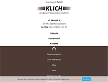 Tablet Screenshot of klich24.pl